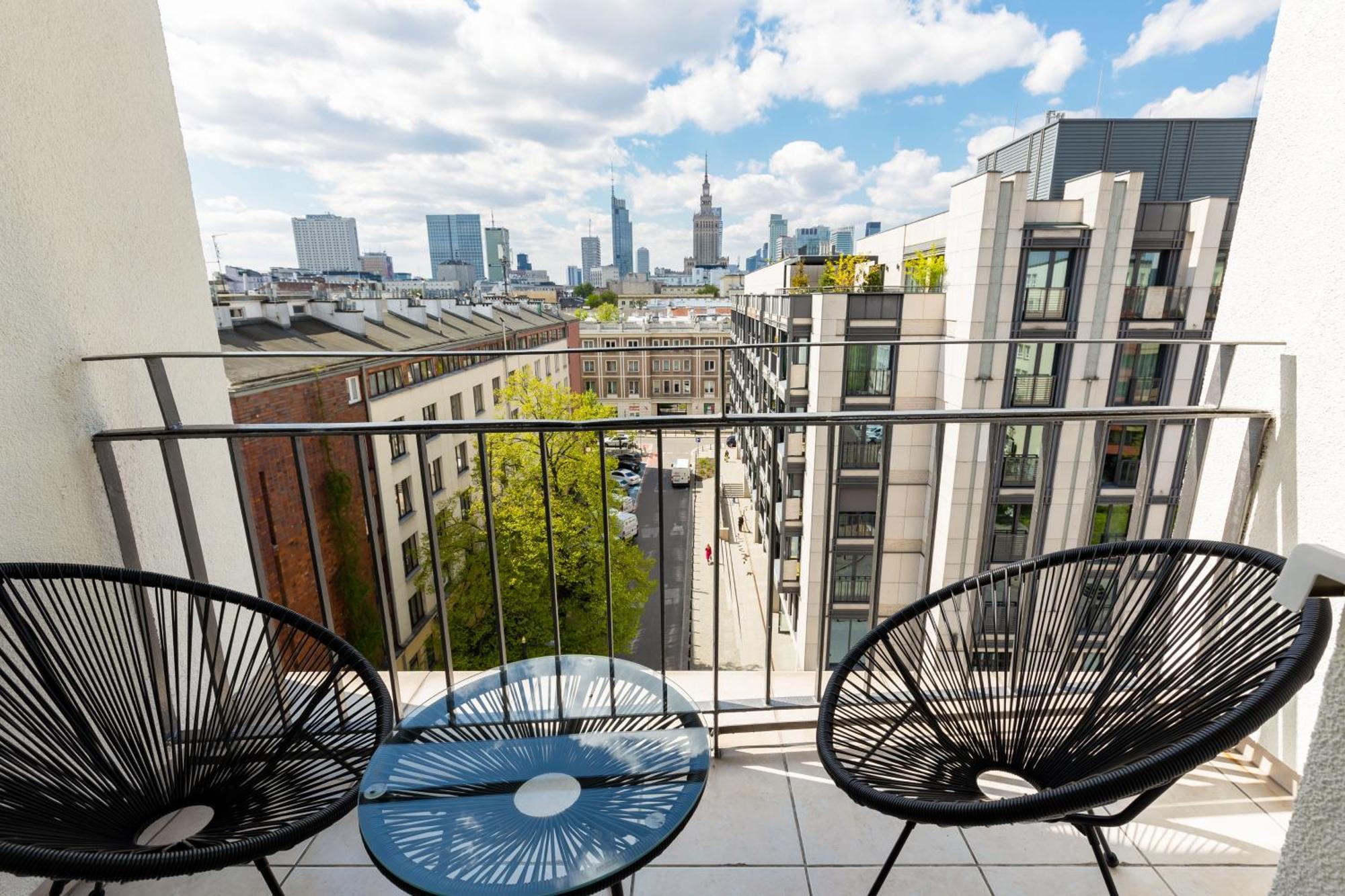City Panorama Spacious Apartment By Renters Prestige Warszawa Exteriör bild